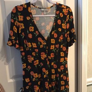 Retro Floral Dress Size Ciscos Final Sale